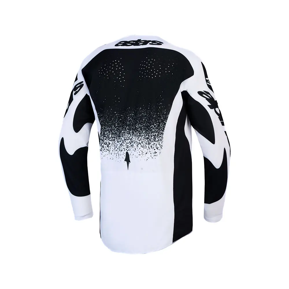 Alpinestars Techstar Swan Motocross Jersey White/Black