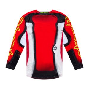 Troy Lee Designs SE Pro Illusion Motocross Jersey Red/Black - Image 2