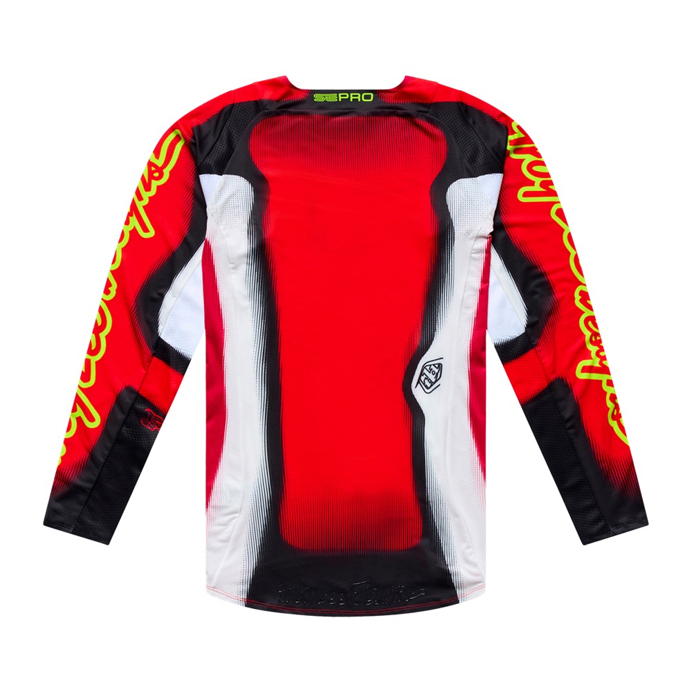 Troy Lee Designs SE Pro Illusion Motocross Jersey Red/Black - Image 2