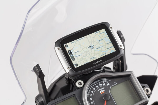 COCKPIT GPS MOUNT DETACHABLE, VIBRATION DAMPED  FITS ALL TOMTOM RIDER MODELS AND GARMIN ZUMO - Image 1