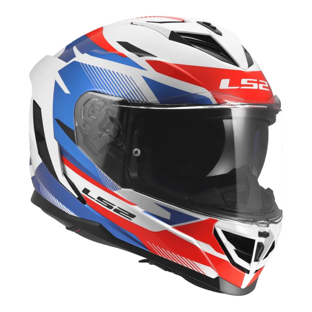 LS2 FF818 Storm III Komai Road Helmet White/Blue/Red