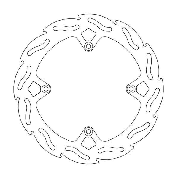 BRAKE DISC REAR MOTO MASTER OVERSIZED 220MM HUSQVARNA KTM - Image 1