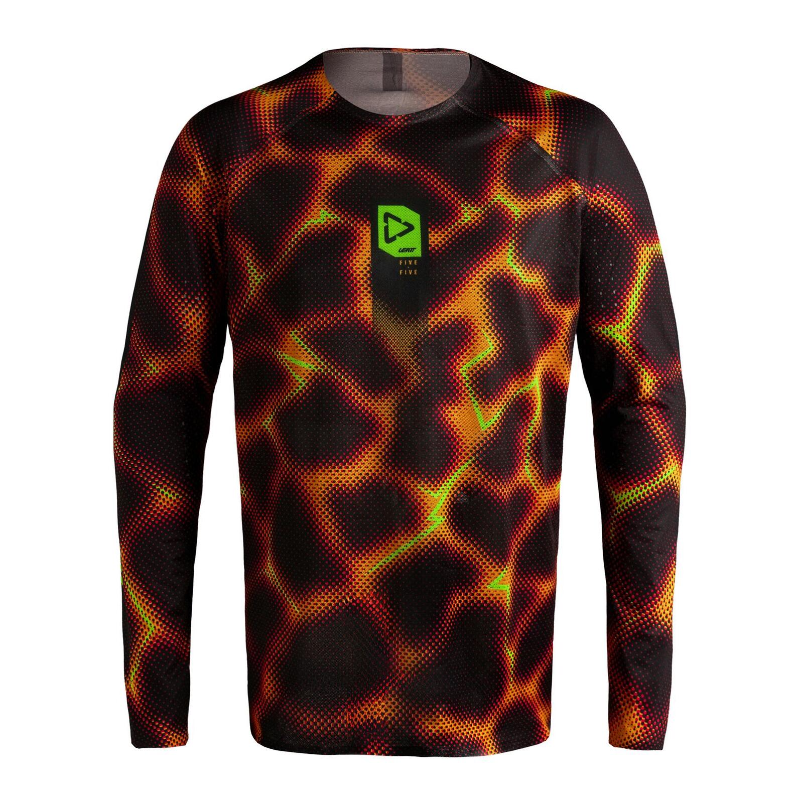 Leatt 5.5 UltraWeld Jersey - Fire Orange (L) - Image 1
