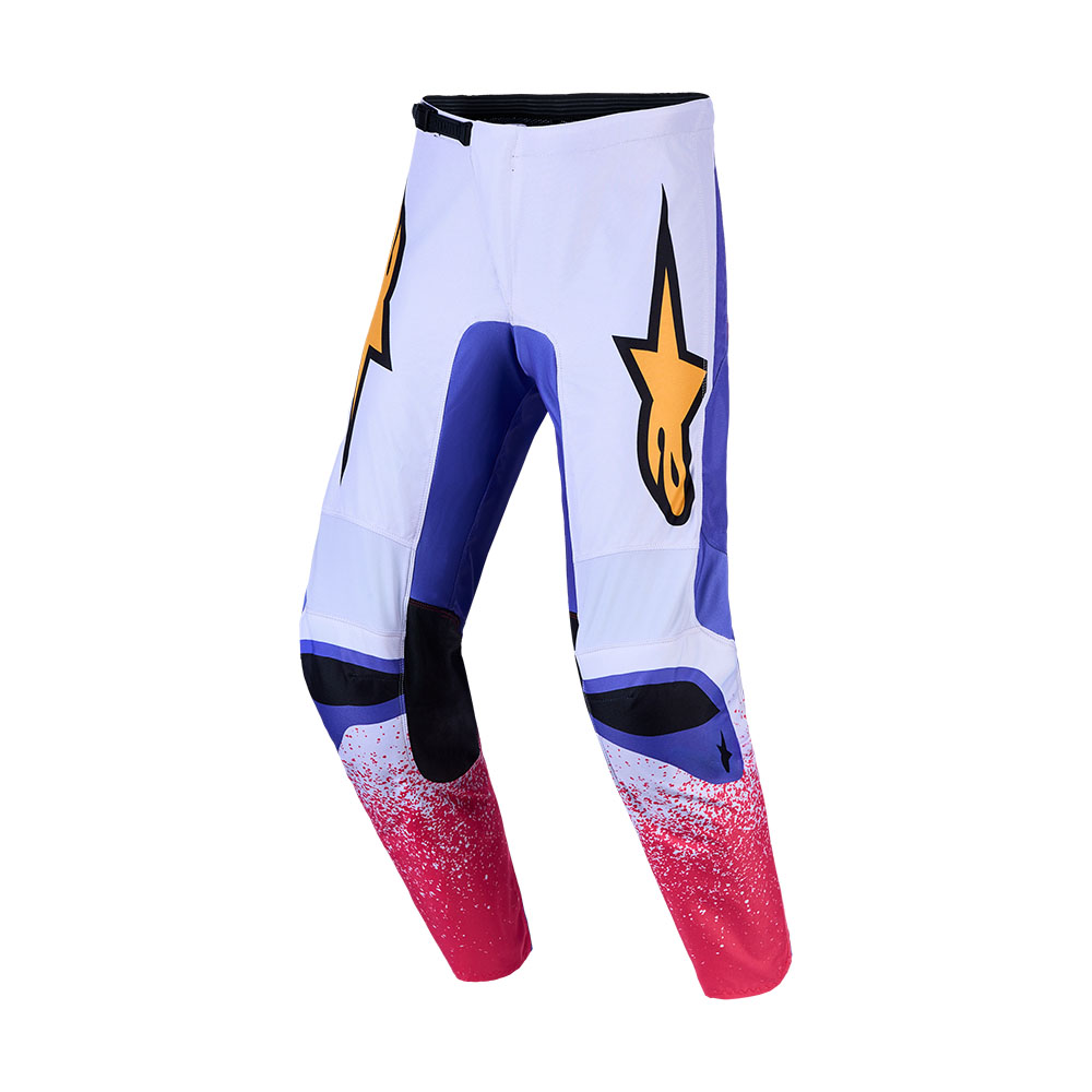 Alpinestars Fluid Drag Motocross Pants Light Lilac/Blue Iris/Gold - Image 1