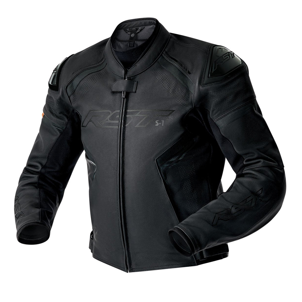RST S1 D3O Leather Road Jacket Black - Image 1