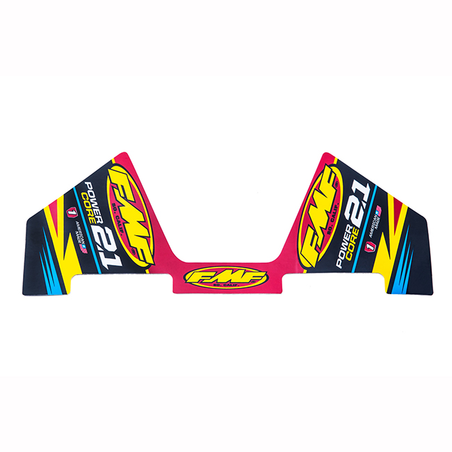 2.1 Muffler Sticker Set FMF Stainless [A] - Image 1