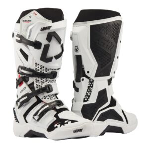Leatt 5.5 FlexLock Evo Boots - White (US10/UK9/EU44.5/CM29) - Image 1