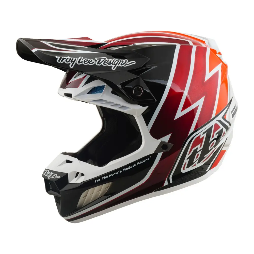 Troy Lee Designs SE5 ECE Composite Boltz Motocross Helmet Black/Red