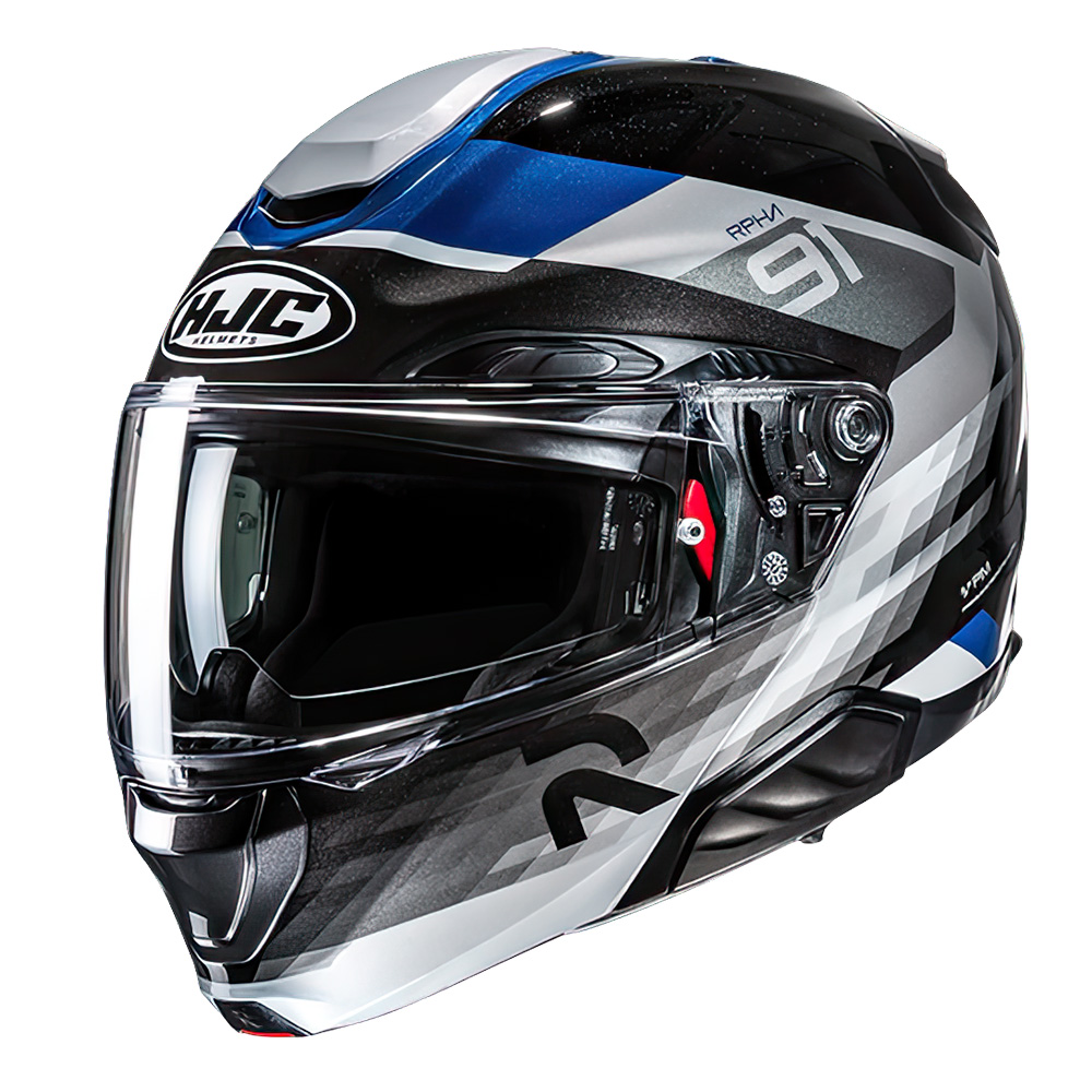 HJC RPHA 91 Madal MC2 Systems Road Helmet - Image 1