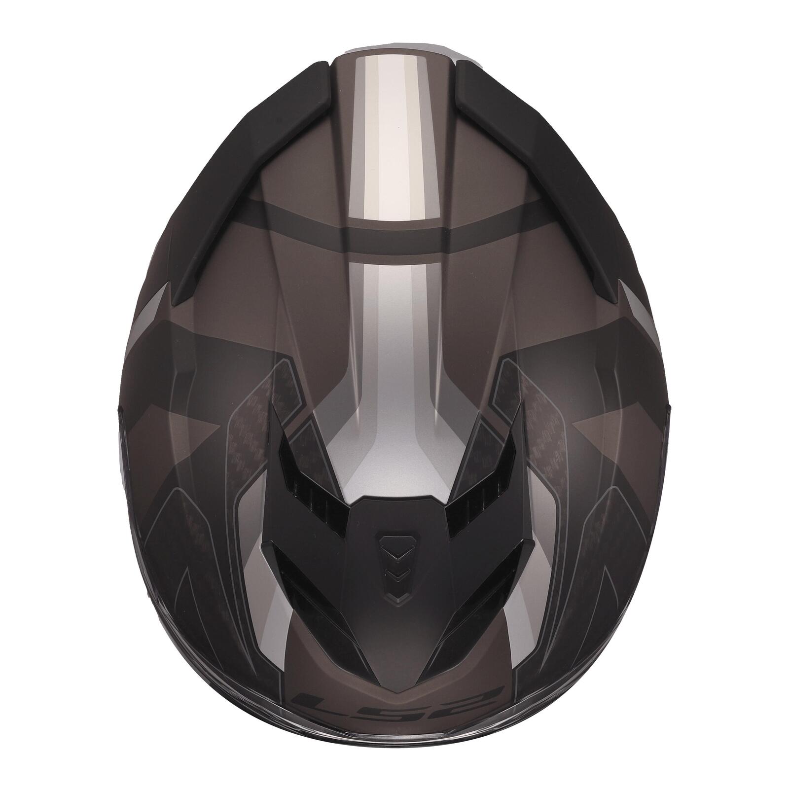 LS2 FF818 Storm III Sporty Road Helmet Black/Grey - Image 10