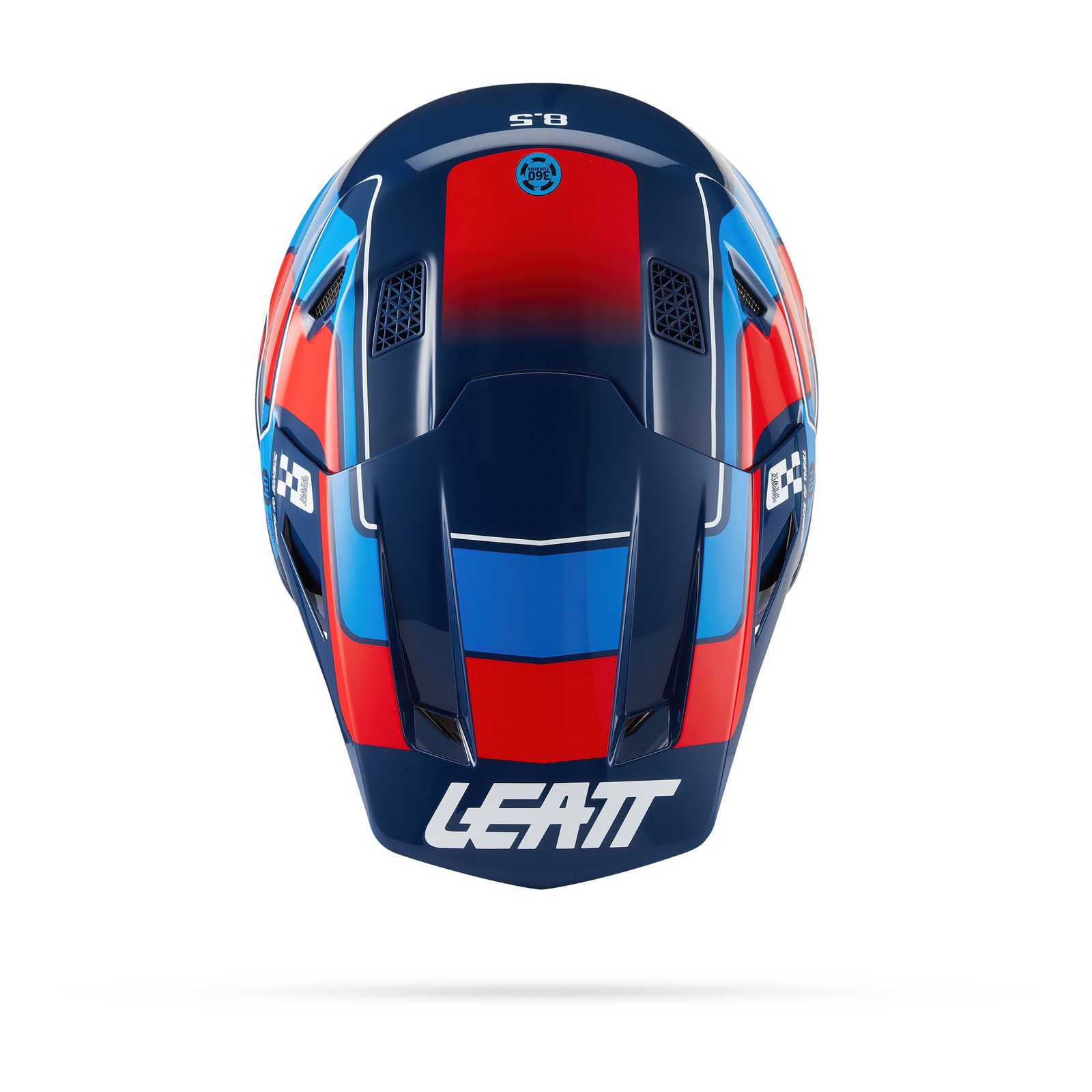 Leatt 8.5 Helmet Kit - Blue / Red (S/55-56cm) - Image 10