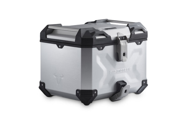 TRAX ADV TOP CASE SW MOTECH ALUMINUM 38L SILVER - Image 1