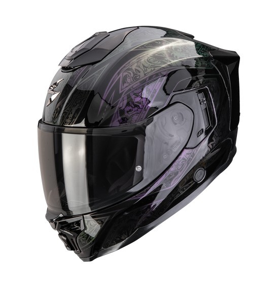 Scorpion EXO-1500 AIR FANTASY Road Helmet Black/Chameleon - Image 1