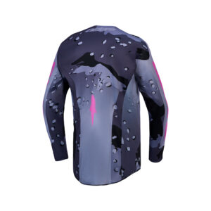Alpinestars Racer Lone Motocross Jersey Gray Camo/Purple - Image 2