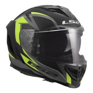 LS2 FF818 Storm III Dynamo Road Helmet Black/Hi-Vis Yellow - Image 6