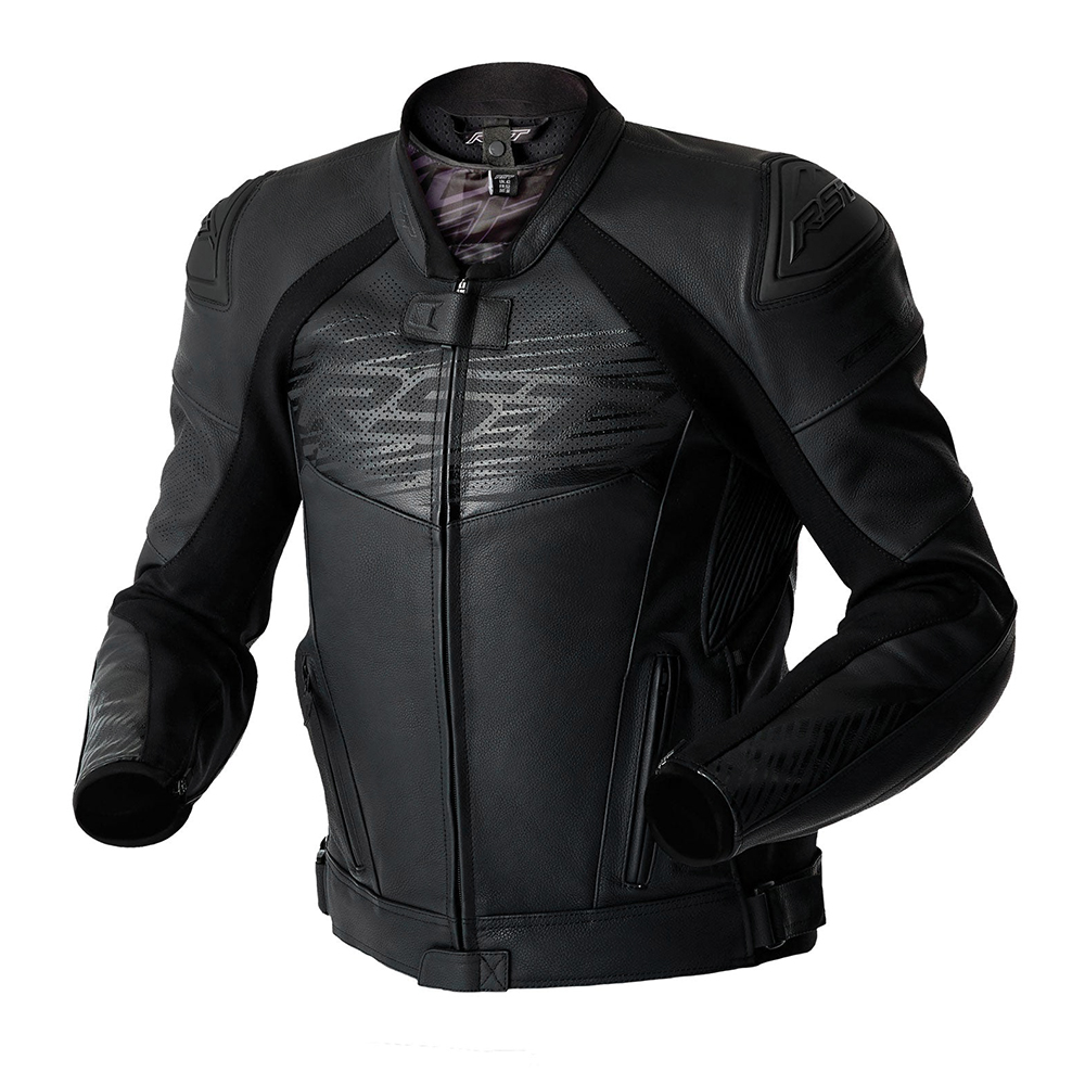 RST Tractech EVO D3O CE Leather Road Jacket Black - Image 1