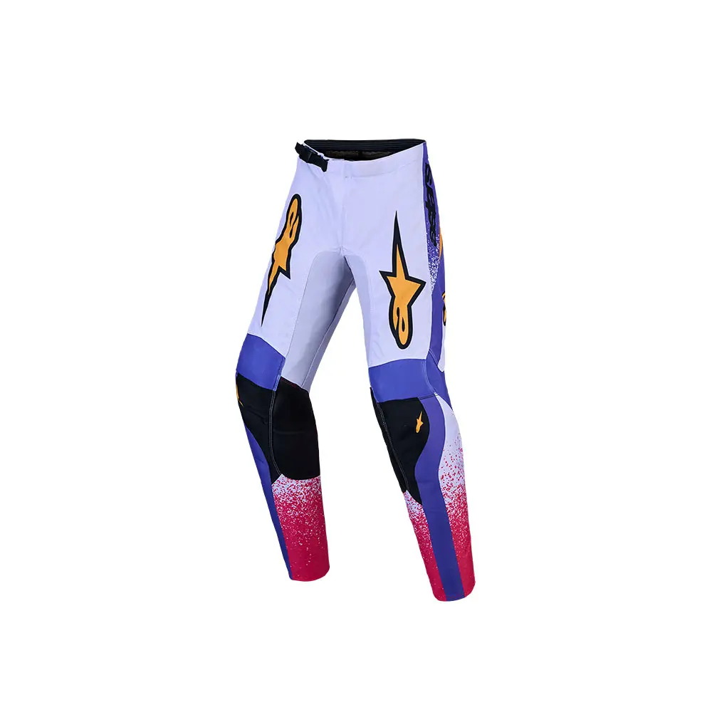 Alpinestars Youth Fluid Drag Motocross Pants Light Lilac/Blue/Iris Gold