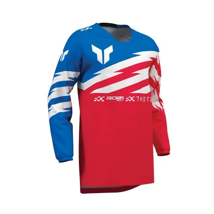 Thor Launchmode Shockie Motocross Jersey Youth Red/Black