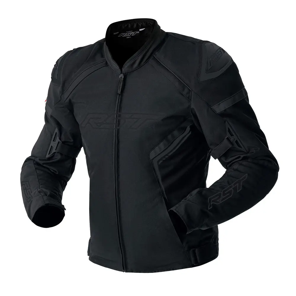 RST S1 D3O CE Textile Road Jacket Black