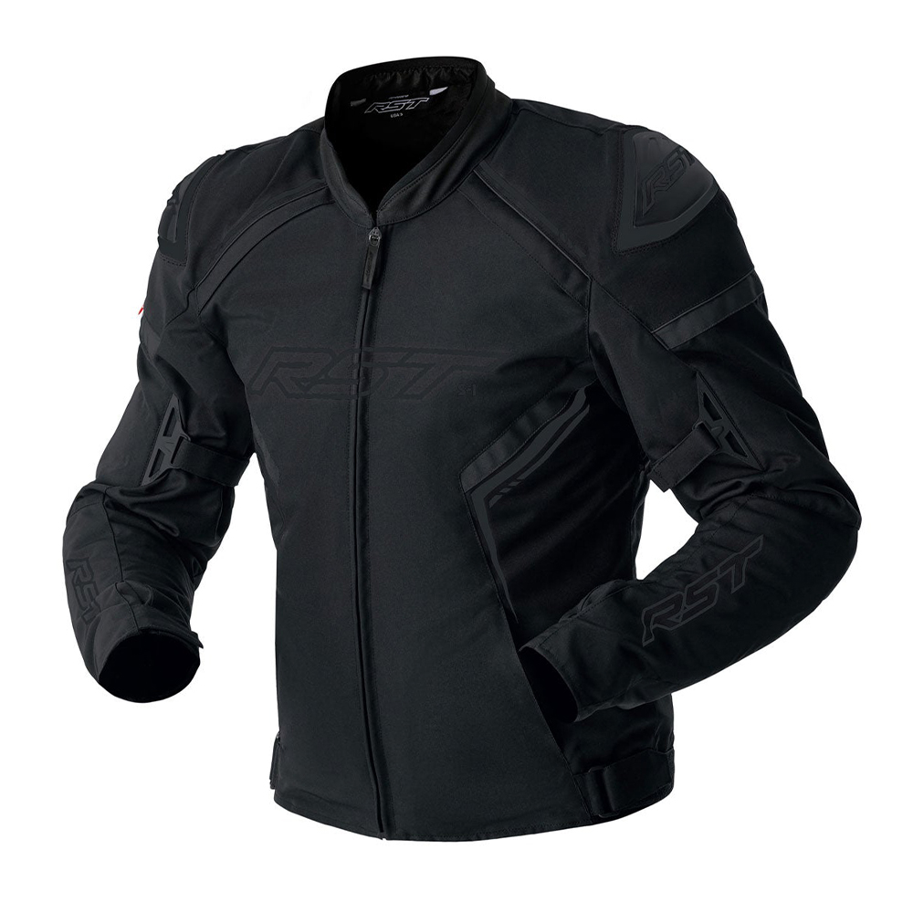 RST S1 D3O CE Textile Road Jacket Black - Image 1