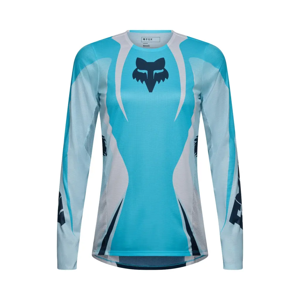 Fox Flexair Thorn Motocross Jersey Ladies Sky Blue