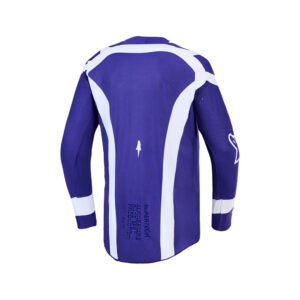 Alpinestars Supertech Vesta Motocross Jersey Deep Blue/White - Image 2