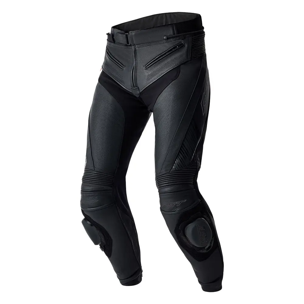 RST Tractech EVO D3O CE Leather Road Pants Black