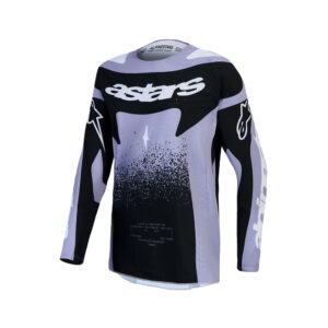 Alpinestars Stella Techstar Swan Motocross Jersey Ladies Light Violet/Black - Image 1