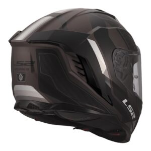 LS2 FF818 Storm III Sporty Road Helmet Black/Grey - Image 5