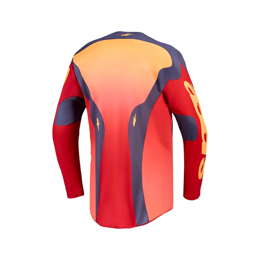 Alpinestars Racer Hunt Motocross Jersey Fire Red/Graystone/Hot Coral