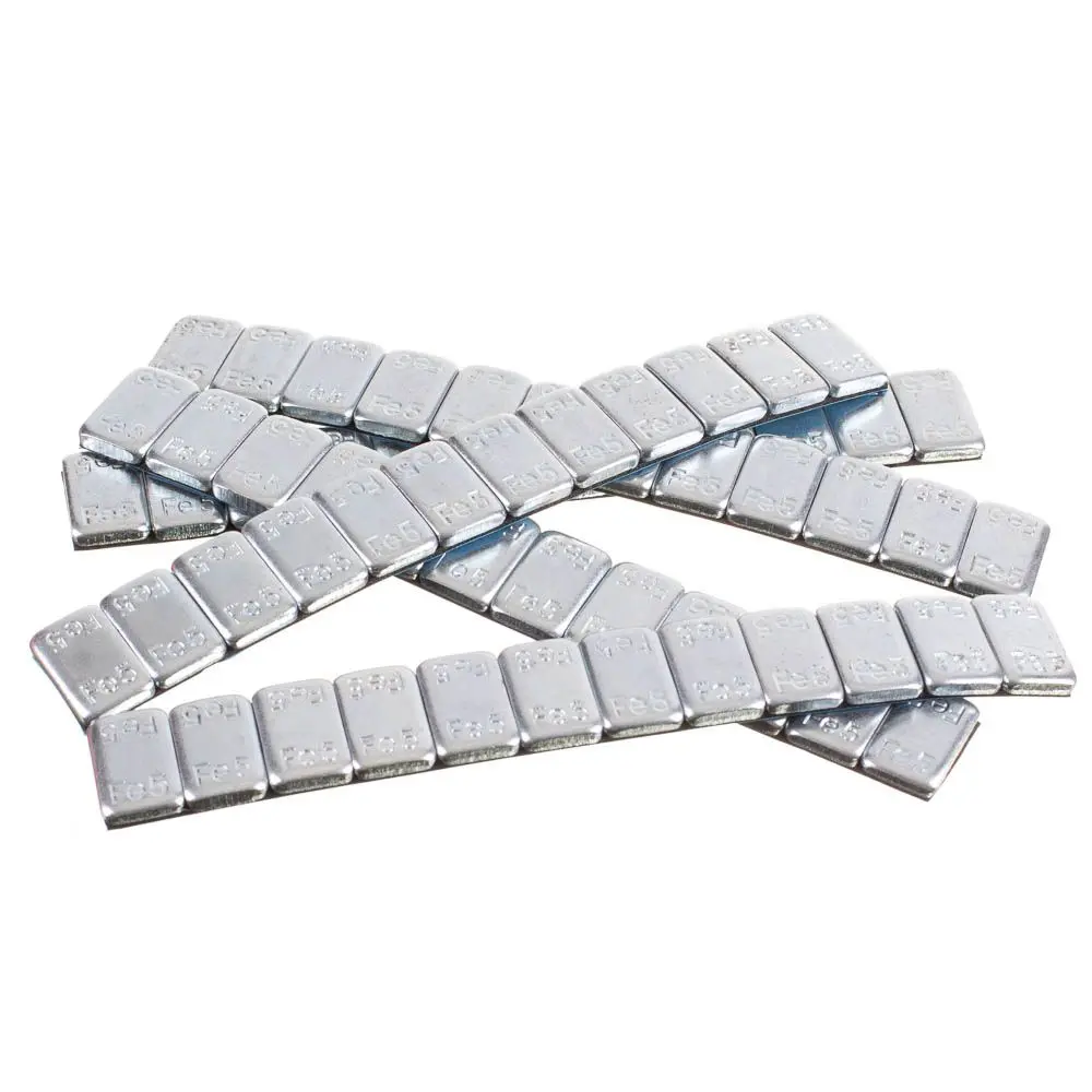 WHEEL BALANCE WEIGHTS stick on 12 x 5g/bar SIL BOX 50 strips