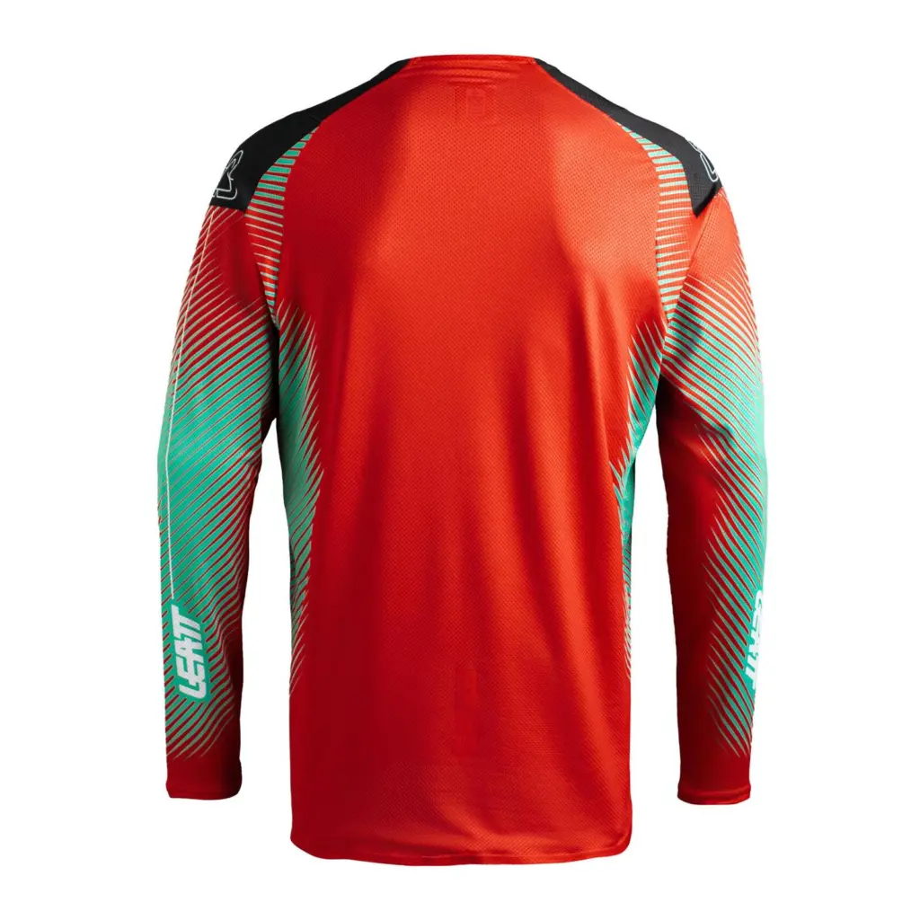 Leatt 4.5 Junior Jersey - Hatched Red (S/120-130cm)