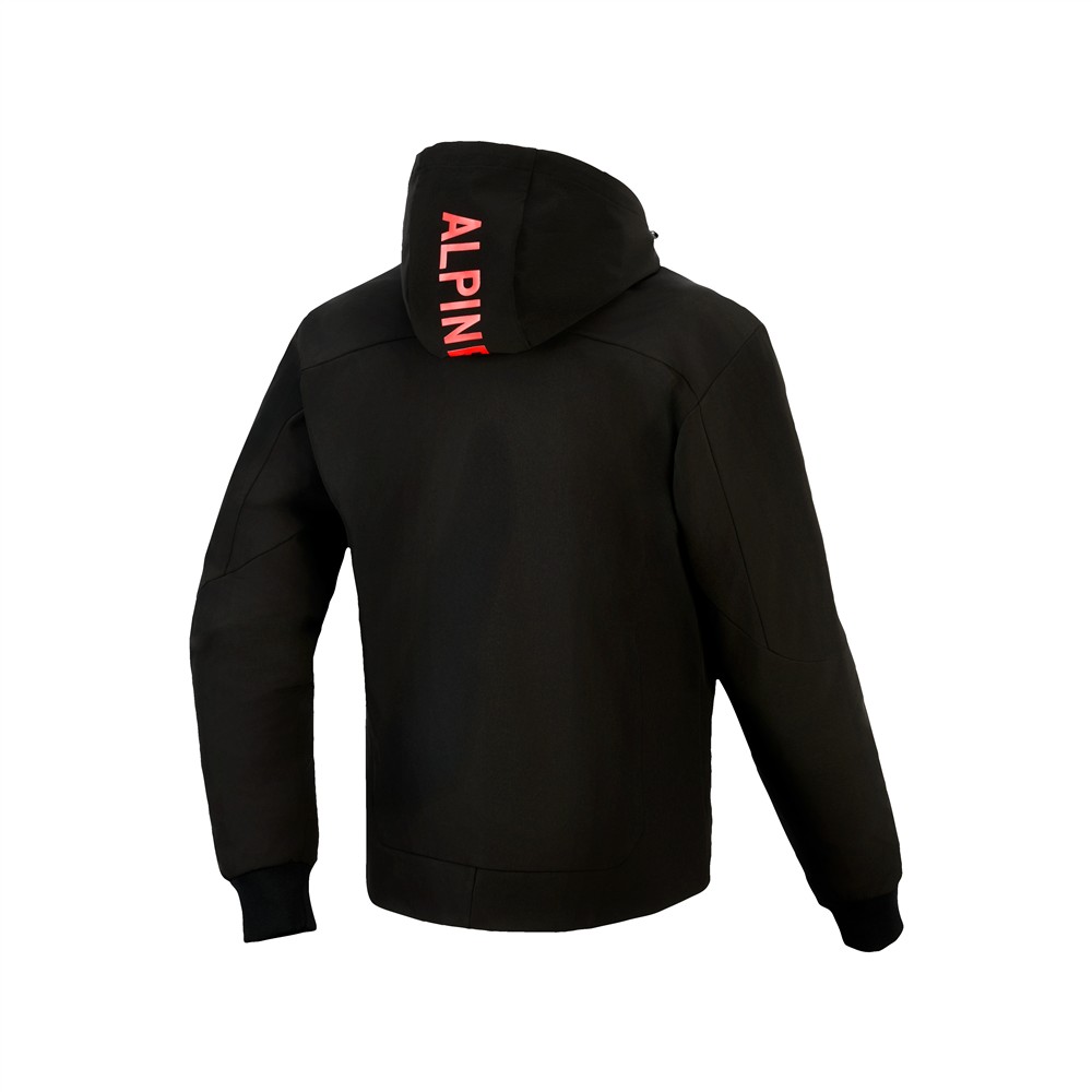 Radium Tech Hoodie Black/Bright Red S - Image 2