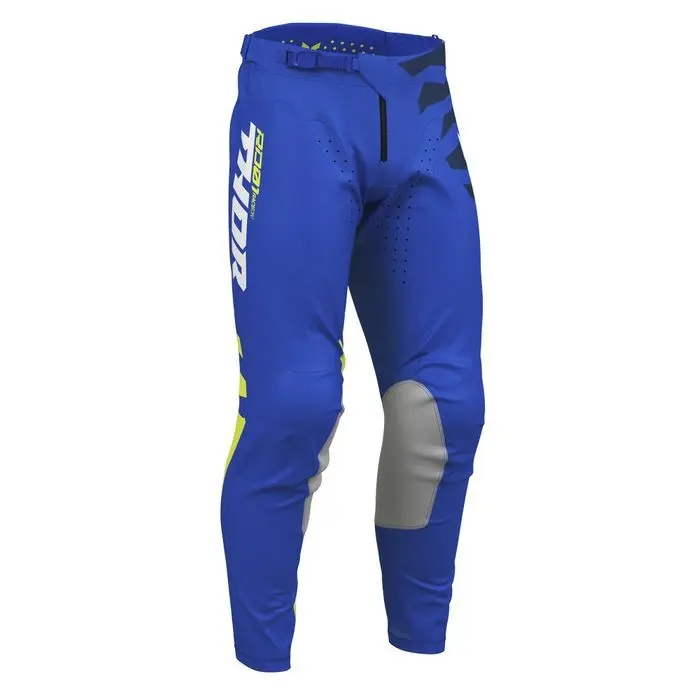 Thor Launchmode Shredded Motocross Pants Blue/Acid