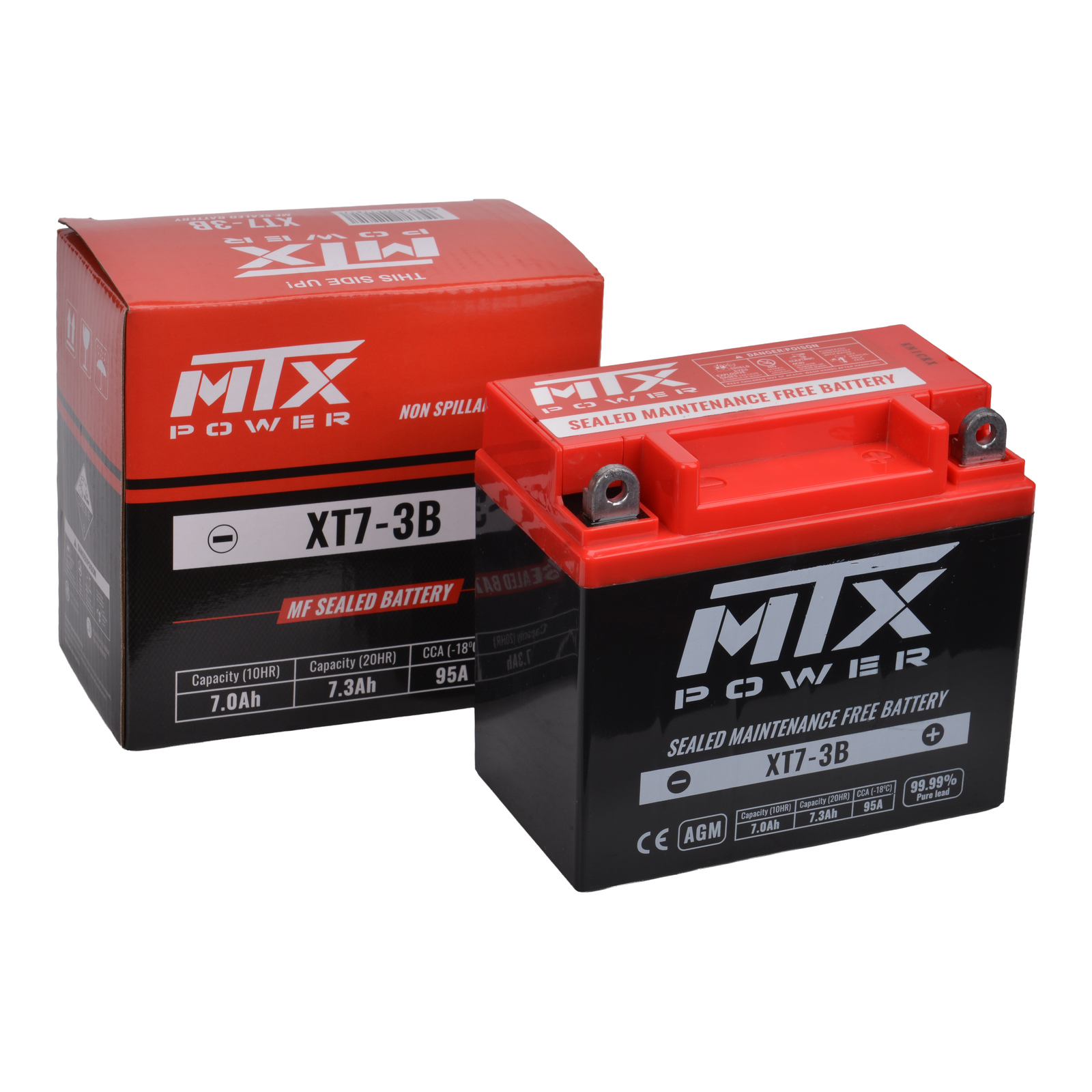 MTX Power Battery AGM - XT7-3B - Image 3