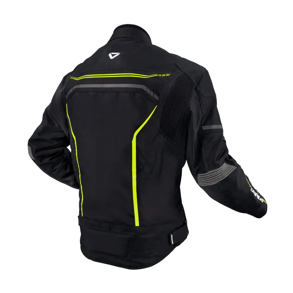 Road Jacket DriRider Origin Black/Hi-Vis Yellow