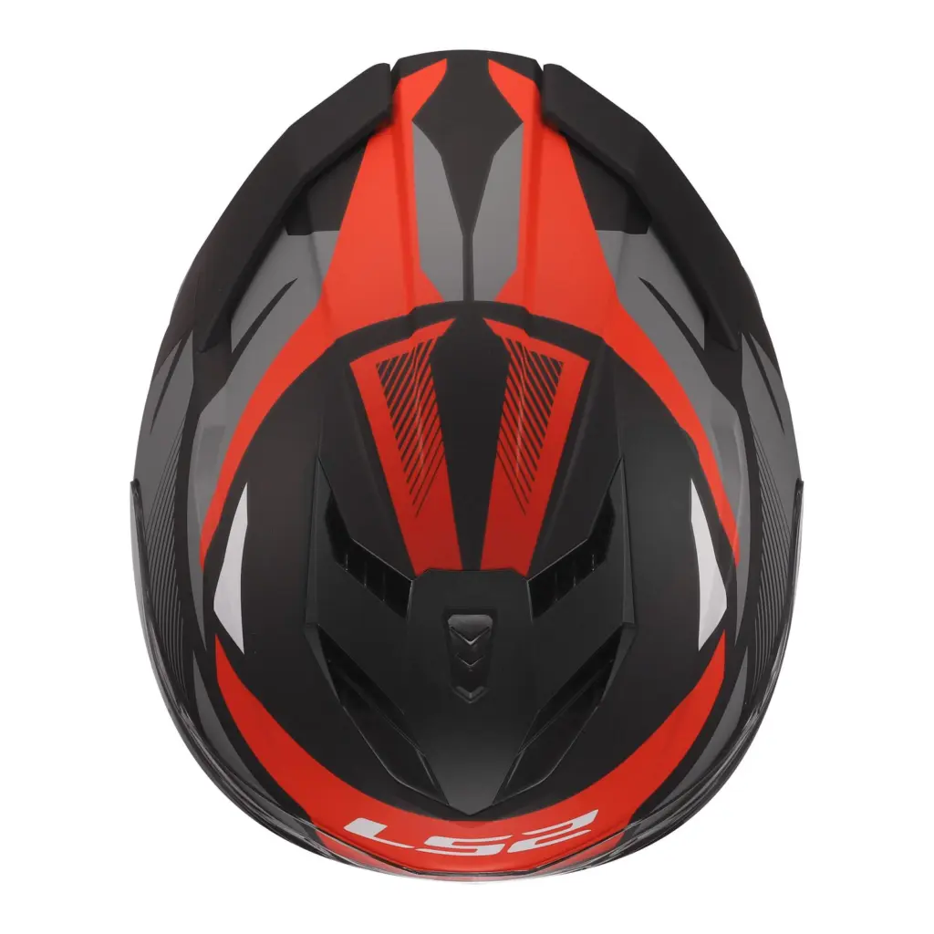 LS2 FF818 Storm III Komai Road Helmet Black/Red