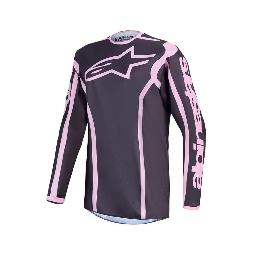 Alpinestars Stella Fluid Apex v2 Motocross Jersey Ladies Graystone/Old Pink