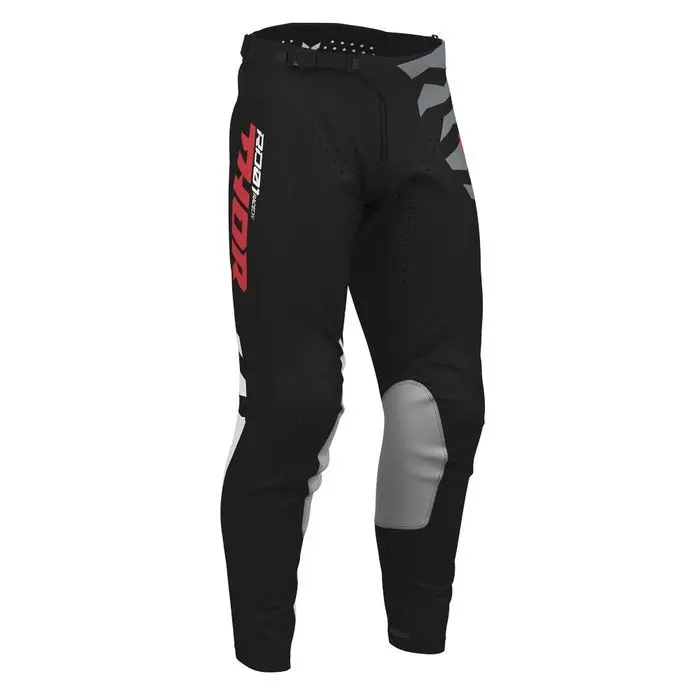 Thor Launchmode Shredded Motocross Pants Black/White