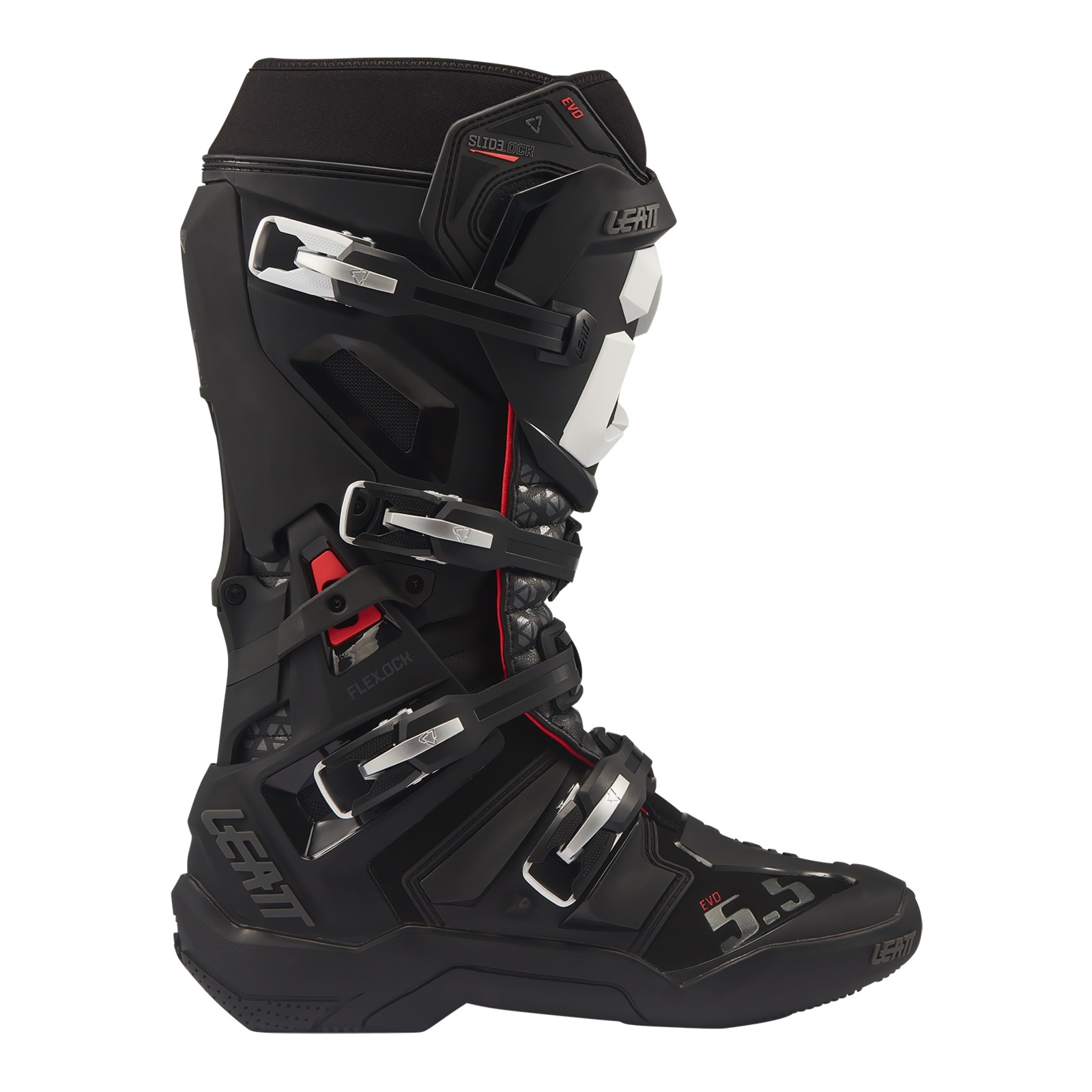 Leatt 5.5 FlexLock Evo Motocross Boots Black - Image 2