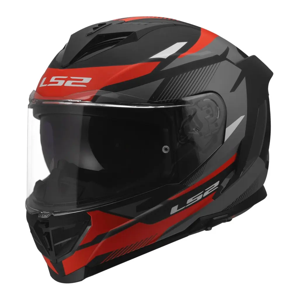 LS2 FF818 Storm III Komai Road Helmet Black/Red