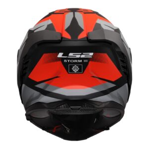 LS2 FF818 Storm III Komai Road Helmet Black/Red - Image 4