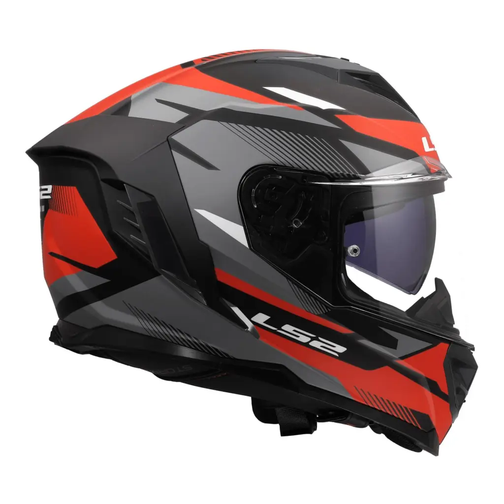 LS2 FF818 Storm III Komai Road Helmet Black/Red