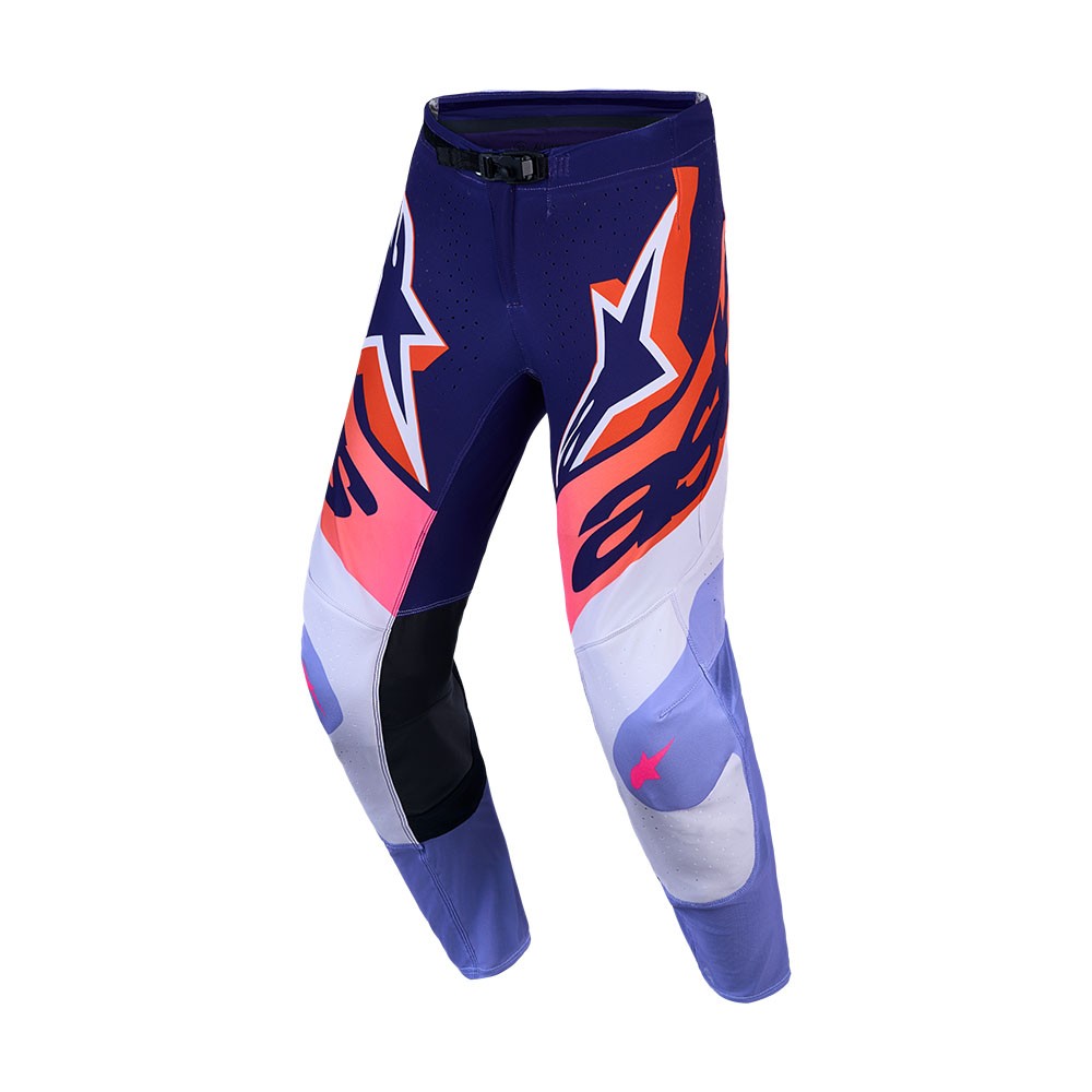 Alpinestars Supertech Dyna Motocross Pants Light Violet/Deep Purple/Pink Fluoro - Image 1