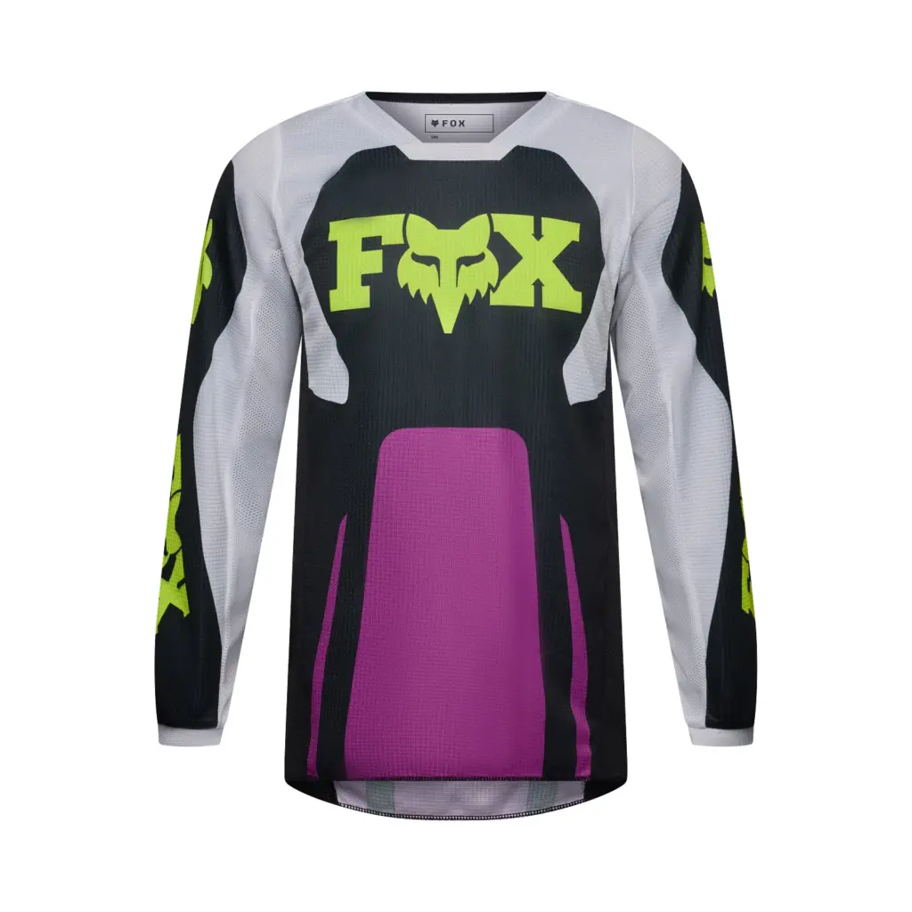 Fox 180 Raid Motocross Jersey Youth Purple Lava