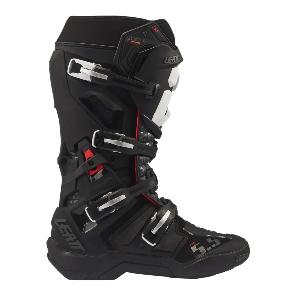 Leatt 5.5 FlexLock Evo Boots - Black (US12/UK11/EU47/CM30.5)
