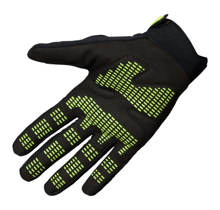 Fox Dirtpaw Drive Motocross Gloves Black/Yellow - Image 2