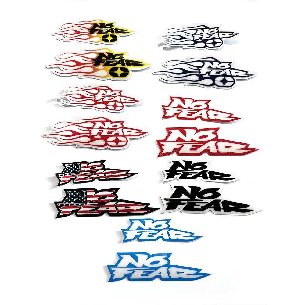 No Fear Logo Sticker Pack - 14 Pieces