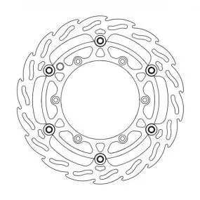 BRAKE DISC FRONT MOTO MASTER FLOATING FLAME HUSABERG HUSQVARNA