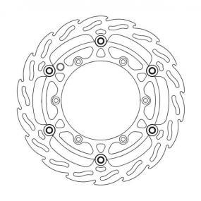 BRAKE DISC FRONT MOTO MASTER FLOATING FLAME HUSABERG HUSQVARNA - Image 1